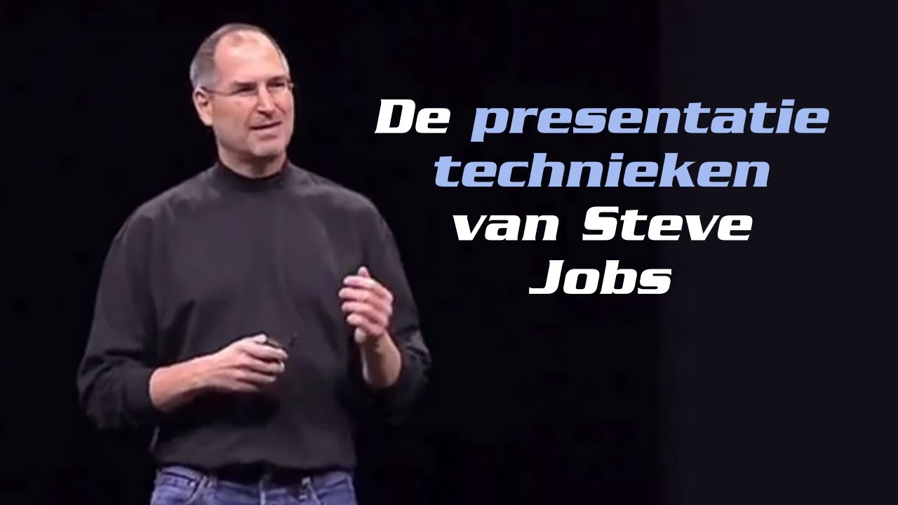Presentatietechnieken van Steve Jobs