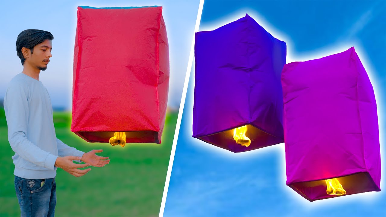 How To Make A Hot Air Balloon at Home | Easy Sky Lantern | DIY Project