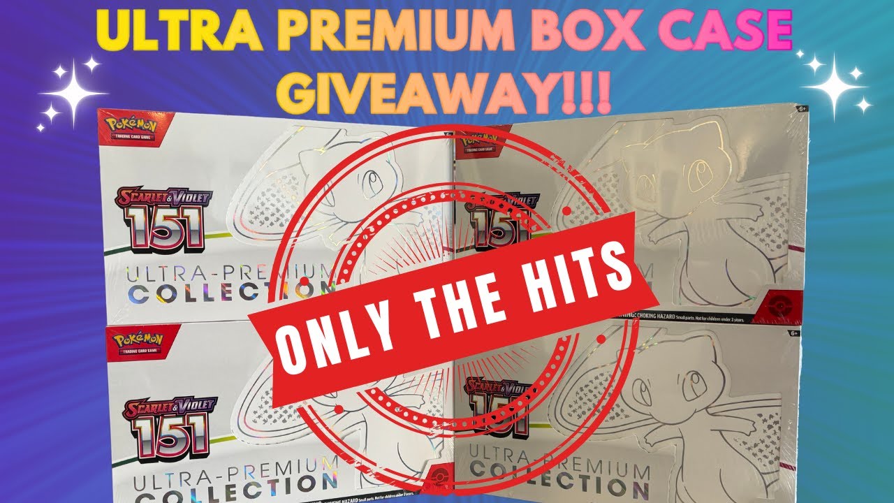 (ONLY THE HITS) Pokemon Scarlet & Violet 151 Ultra Premium Collection Case : GIVING IT ALL AWAY