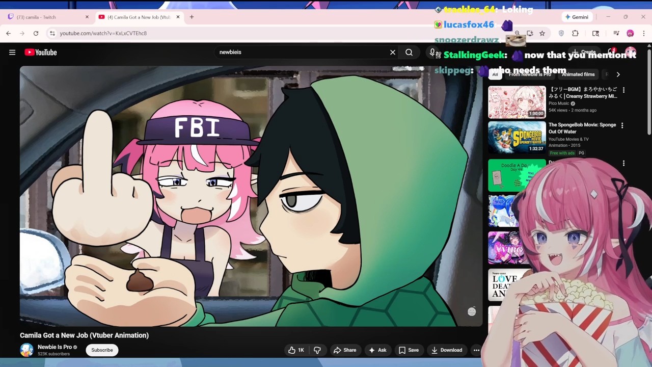 Camila React To Vedal And Camila Animation