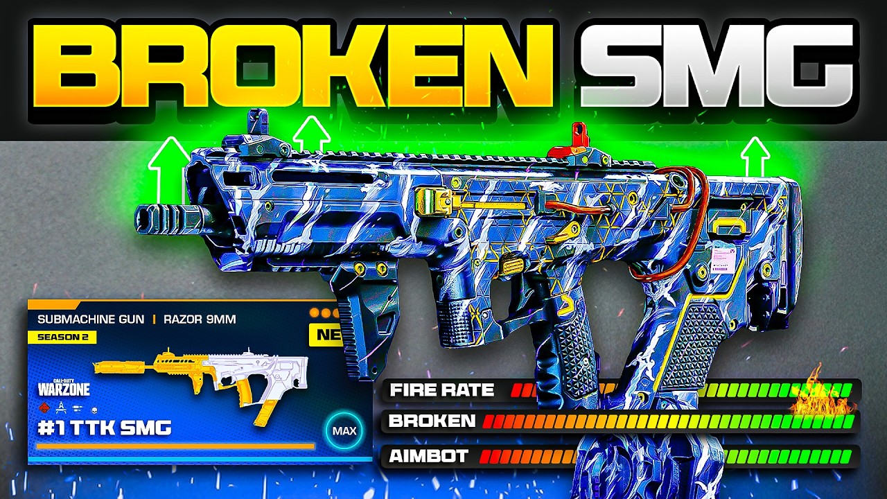 the BEST *BROKEN* META LOADOUT in Warzone after the NEW UPDATE! (Best RAZOR Class Setup)