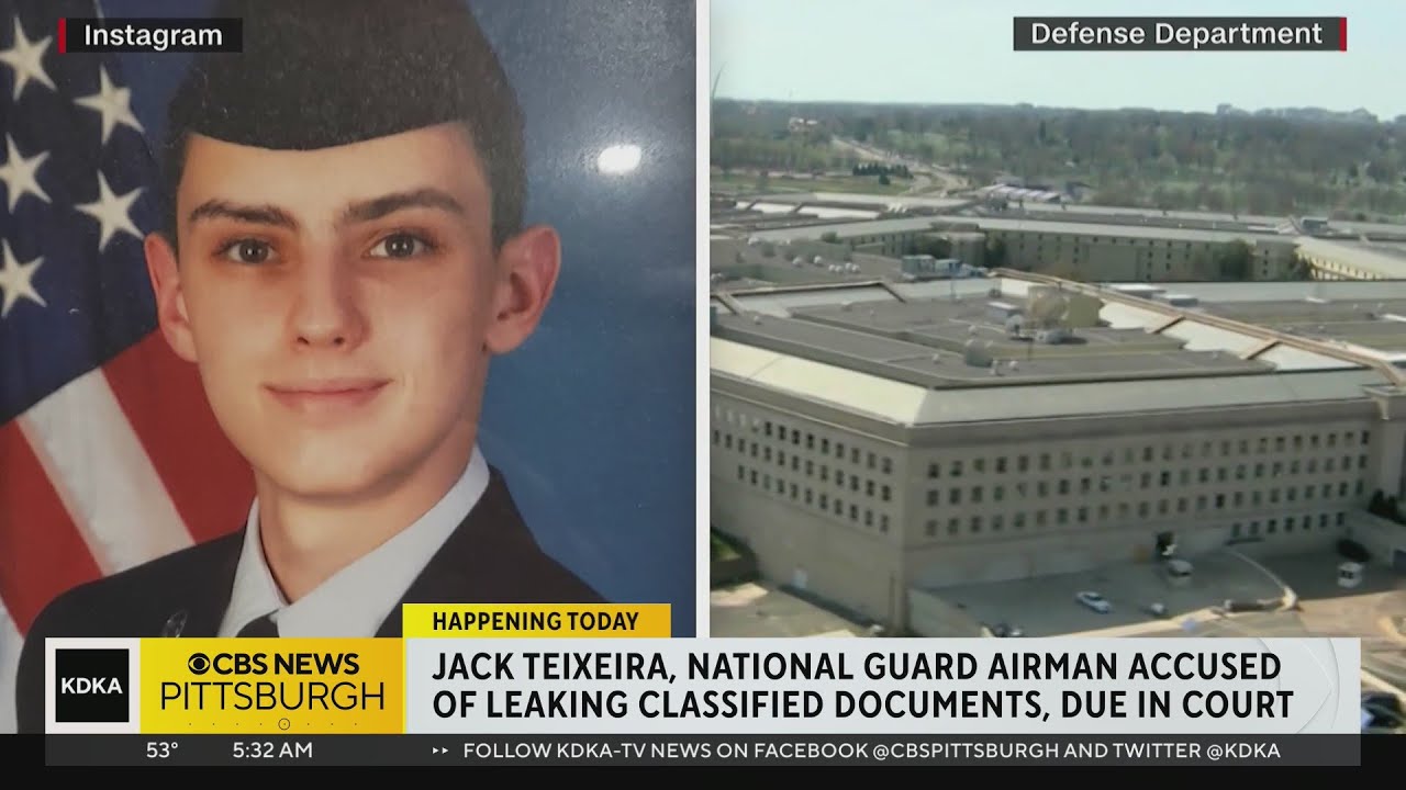 FBI arrests Massachusetts airman Jack Teixeira in leaked documents probe