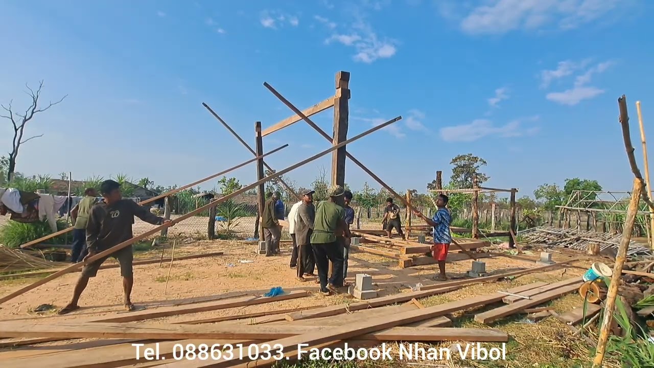 នាំយកជំនួយថវិកាសប្បុរសជនទិញជើងតាងធ្វើផ្ទះមីងថៃយូន