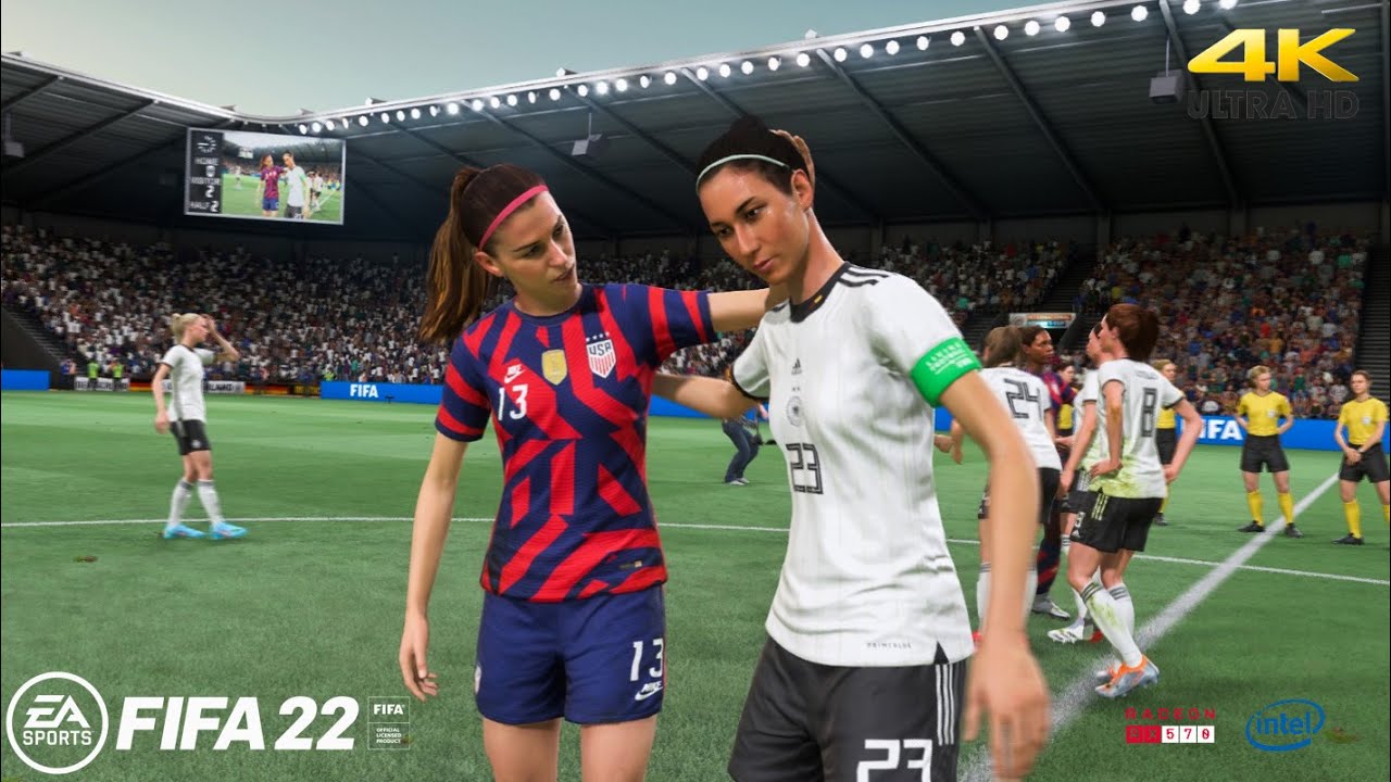 FIFA 22 | Womens FIFA World Cup Final | USA vs Spain (4K)