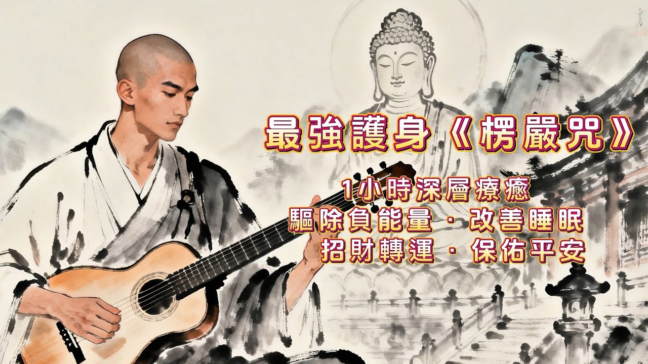 2026 最強護身！《楞嚴咒》1小時深層療癒版 🌿 溫厚男聲：驅除負能量、改善睡眠、招財轉運、保佑平安