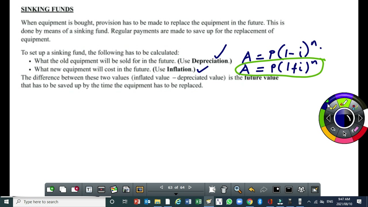 Application of Annuities Part 1 - Sinking Funds
