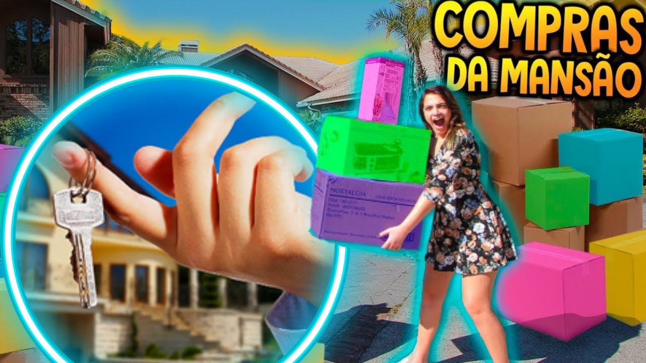 📦 RECEBI VARIAS CAIXAS MISTERIOSAS NA MANSÃO (SURPRESA)