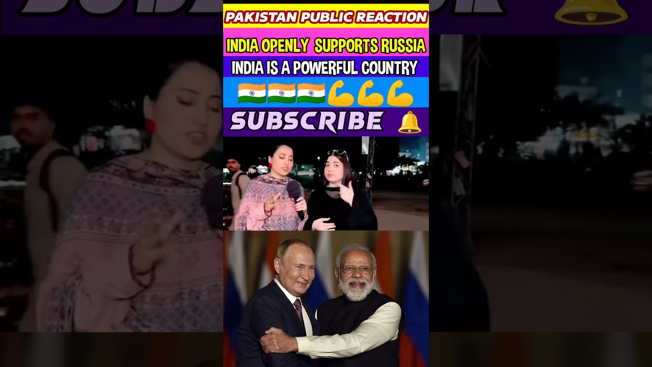 PAKISTAN PUBLIC REACTION ON INDIA RUSSIA RELATIONSHIP #india #pakistanireaction #viral #army
