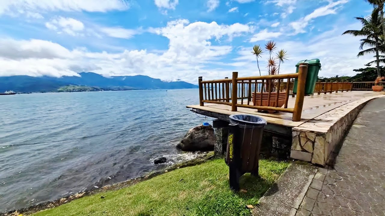 Walking in Praia do Perequê Ilhabela SP #brazil #worldcities #travel #beach #praiasdobrasil #nature