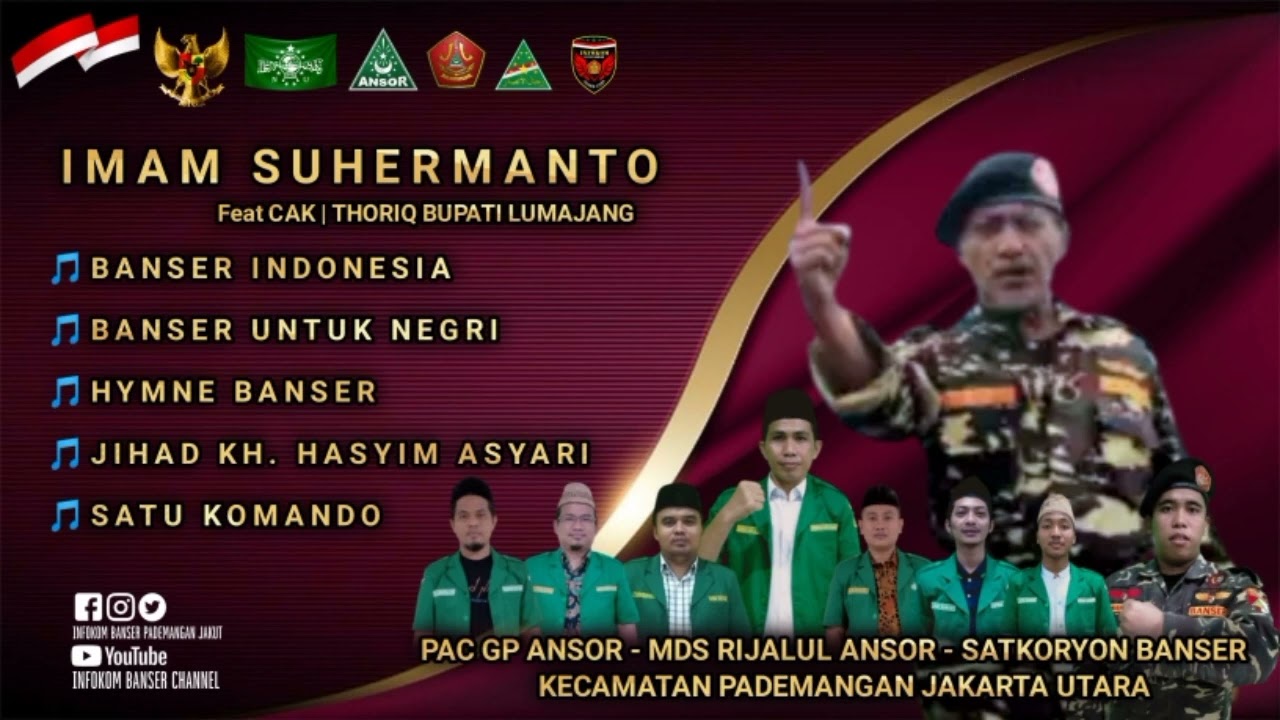 Lagu Banser TOP dari Sahabat IMAM SUHERMANTO