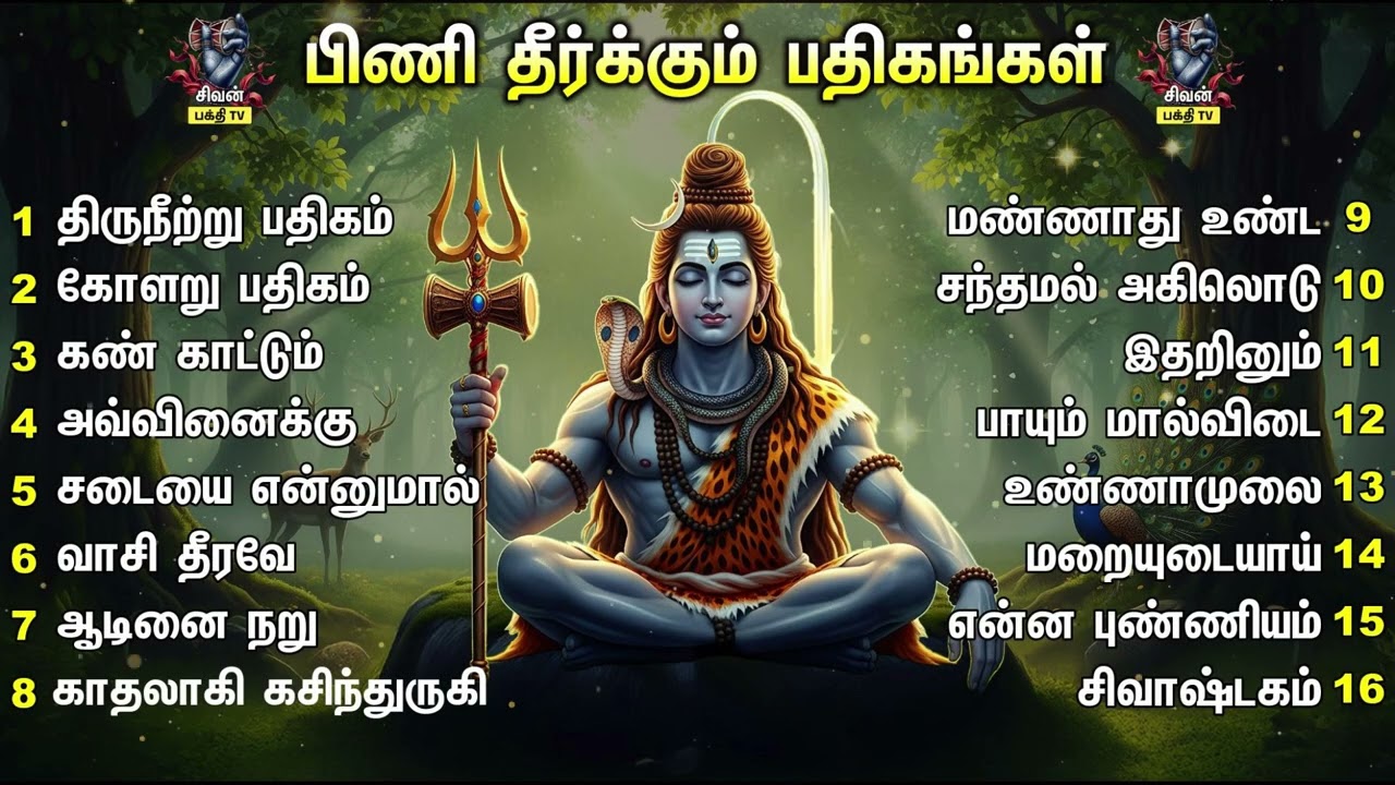 Pournami Special Pini Theerkum Padhigangal And Panchalinga Devara Padhigangal