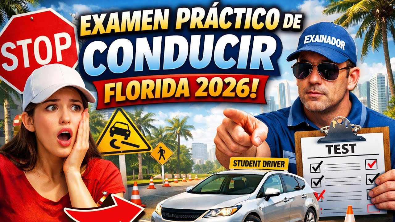 🚗 Examen practico de manejo de Florida / licencia de conducir Florida 2026 / Florida driving test