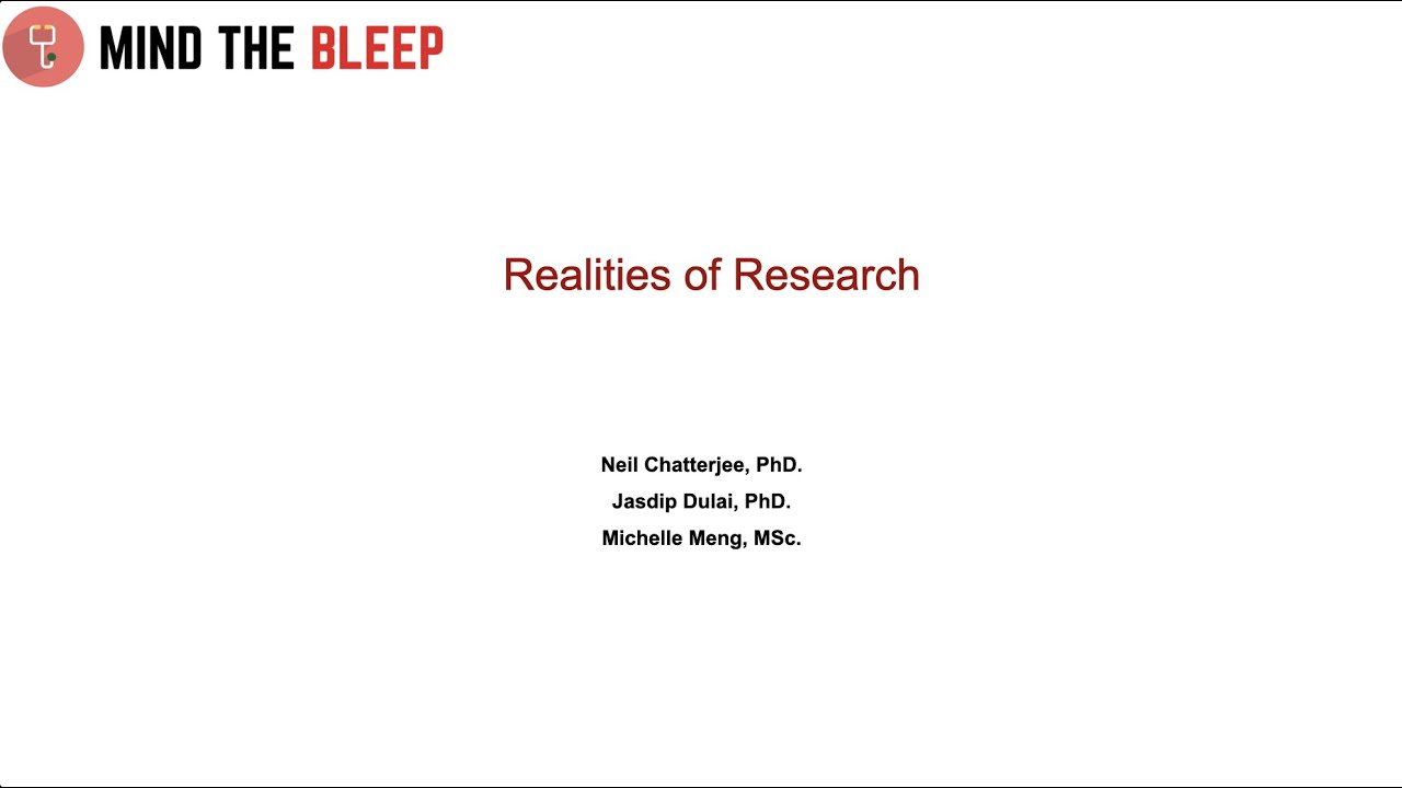 Realities of Research