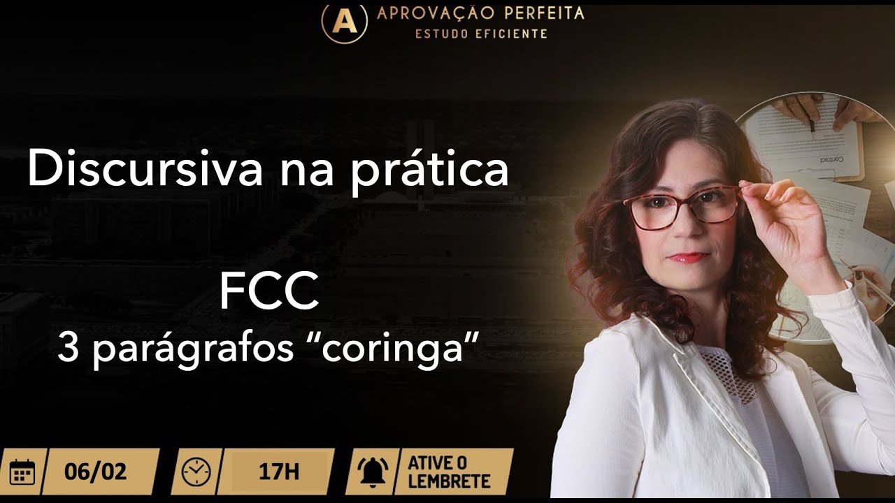 Discursiva FCC: 3 par&aacute;grafos 