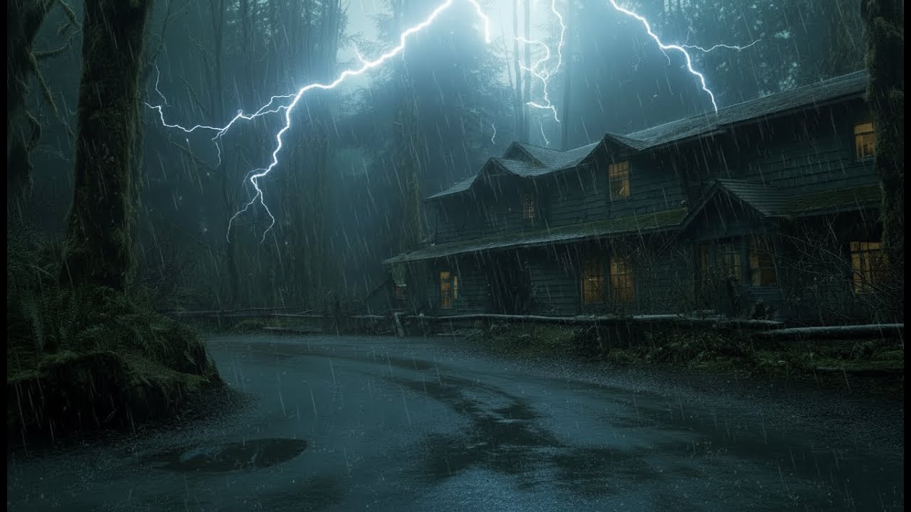 Relaxing Rainstorm and Thunder Sounds for Sleep | Calm Night Noise