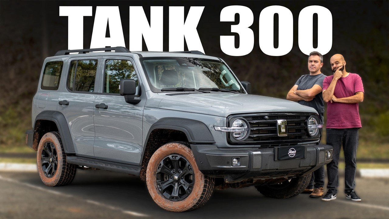 GWM TANK 300, porque o SUV 4x4 vende tanto? É melhor que o Toyota SW4?