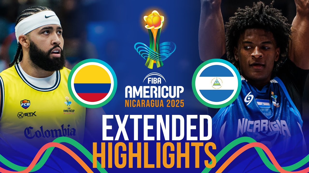 Colombia 🇨🇴 vs Nicaragua 🇳🇮 | Extended Highlights | FIBA AmeriCup 2025