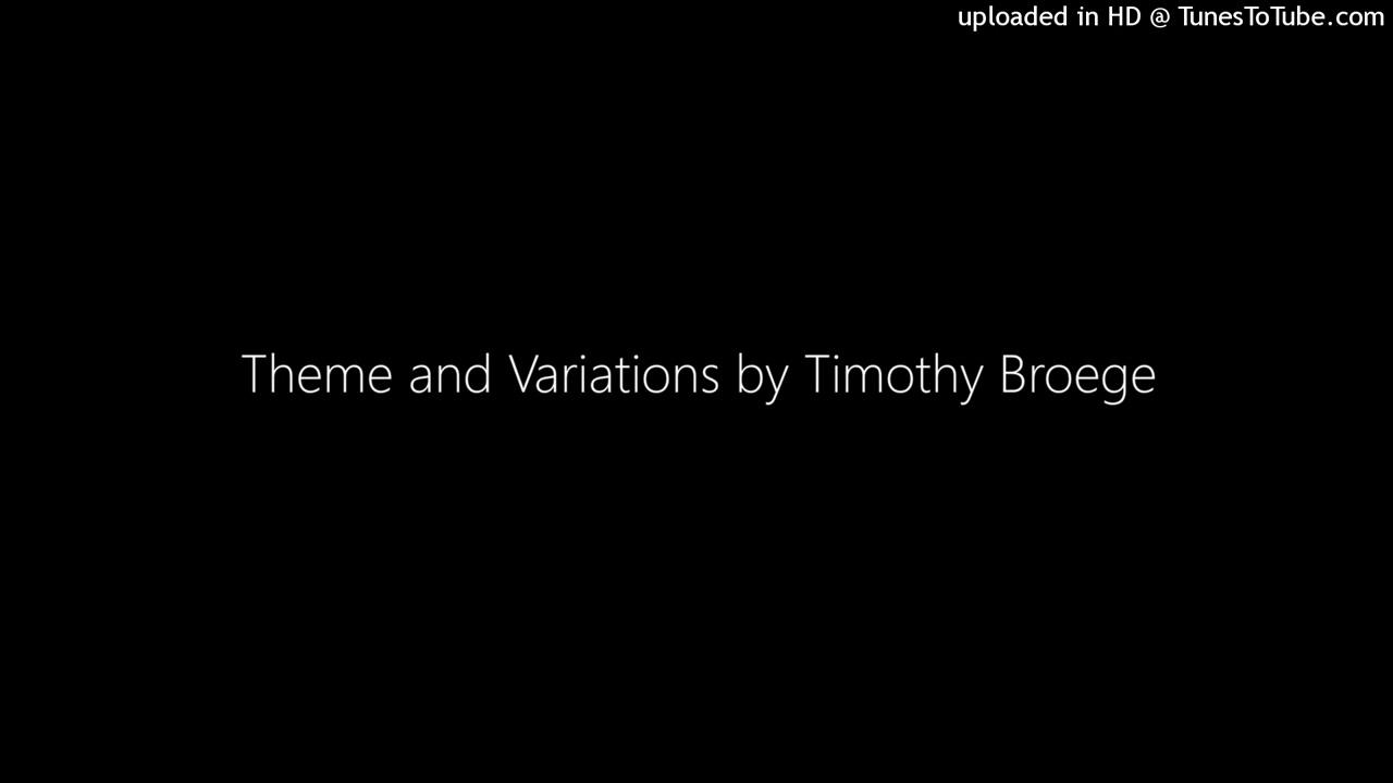 Theme and Variations by Timothy Broege as performed by the Milwee Middle School Concert Band