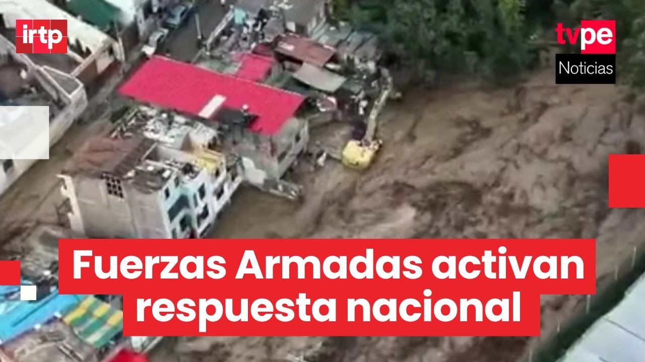 FF. AA. despliegan 13 000 efectivos ante lluvias y huaicos en todo el país