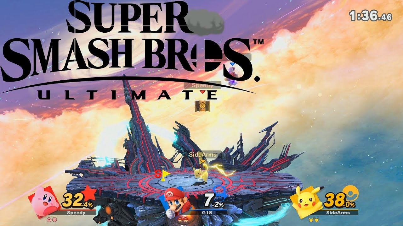 Smash Bros Ultimate With Speedy And Side