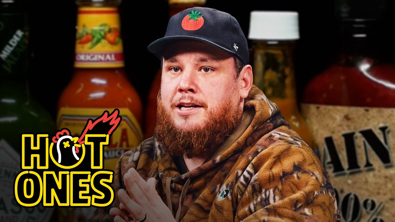 Luke Combs Feels a Heat Hurricane While Eating Spicy Wings | Hot Ones