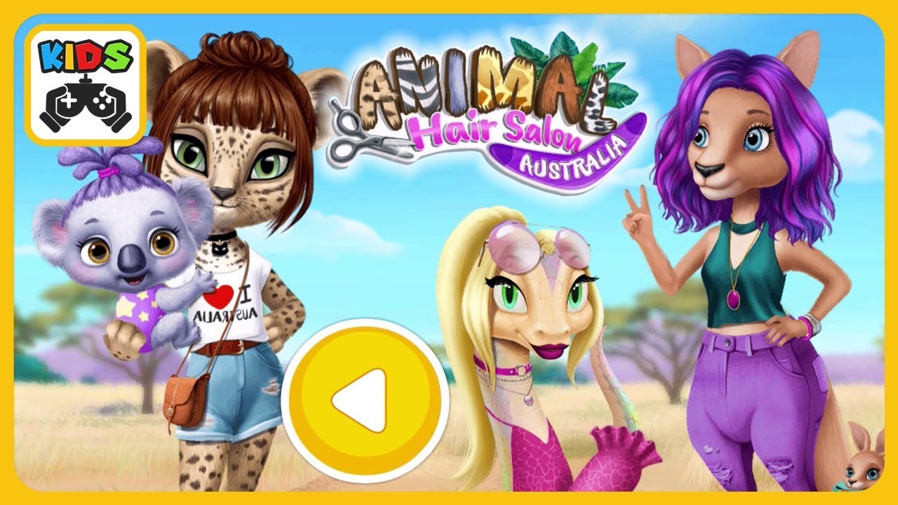 Салон красоты для животных Австралии в игре для детей Animal Hair Salon Australia * iOS | Android