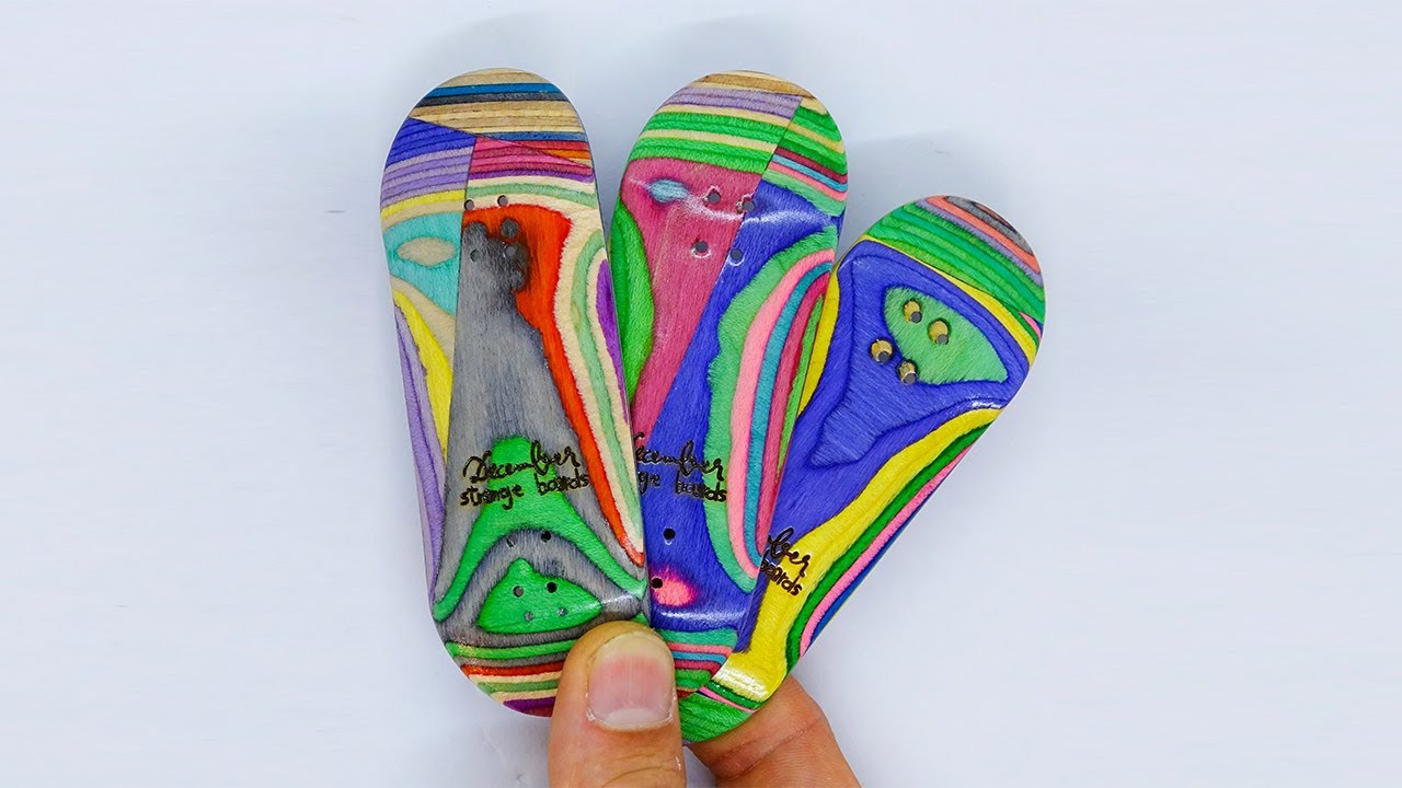 Tiny Skateboards Made Of Tiny Skateboards // Strange Boards by December Fingerboards