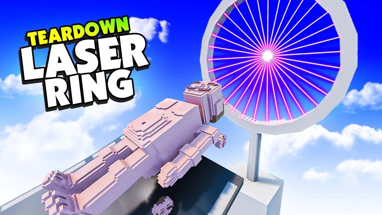 The LASER RING Destroys Every VEHICLE! - Teardown Mods