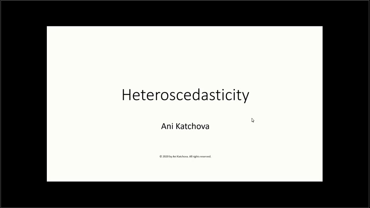 Heteroscedasticity
