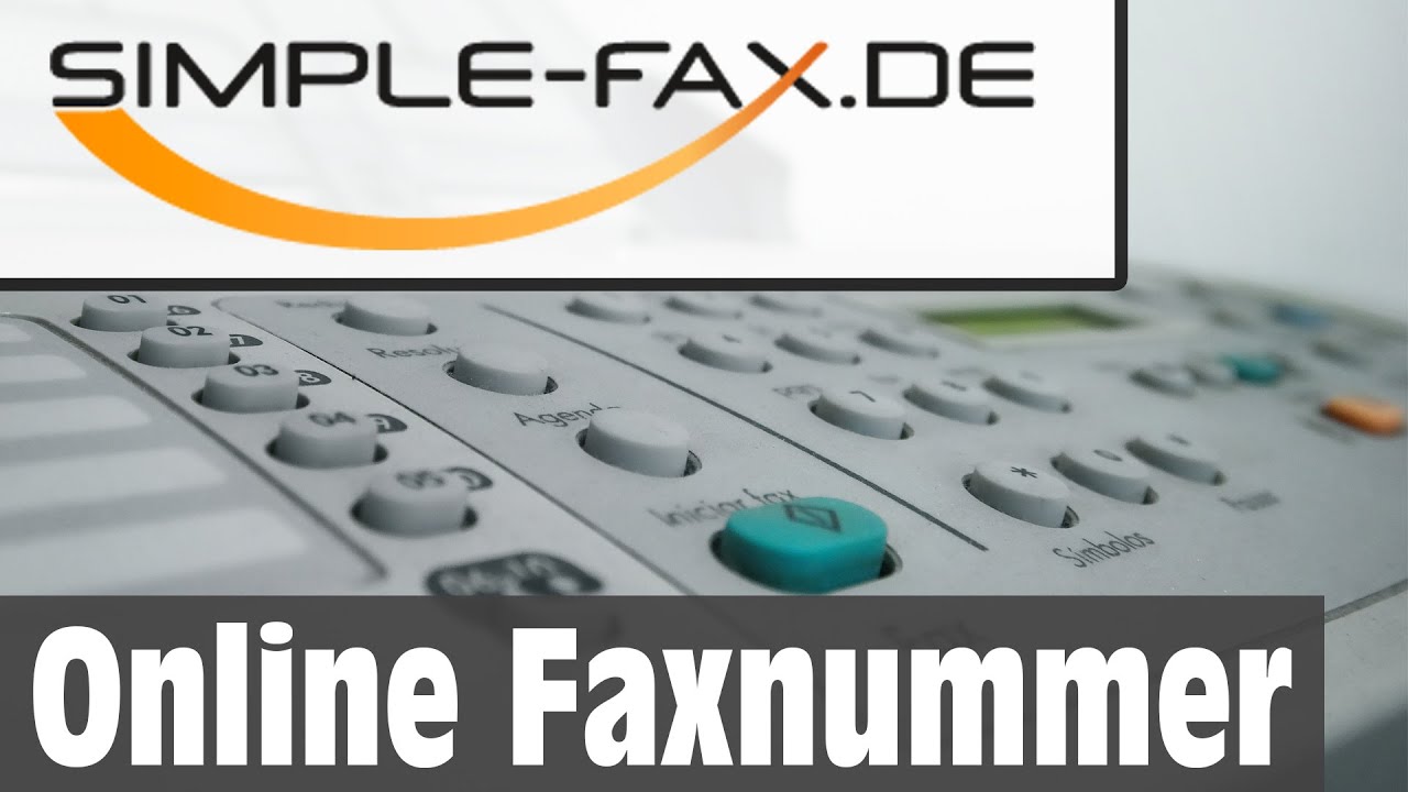 Fax online senden und empfangen mit Simple-Fax.de