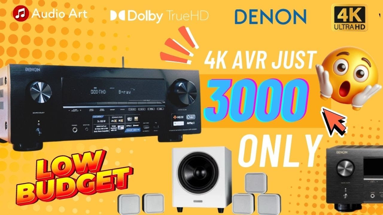 💥 3000 போதும்! 🎯 Brand New 4K AVR – 🎬 Cinema Sound உங்க வீட்டுக்கு! 🎶🏠#4KAVR 📽✨ #EMI 💳💰 #CinemaFeel