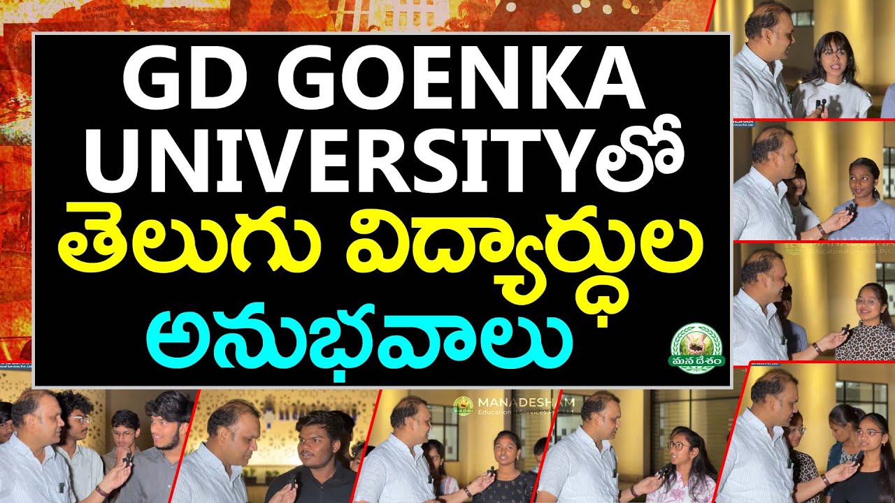 From Telugu Land to GD Goenka : Our Colorful Journey at GD Goenka University : Manadesham
