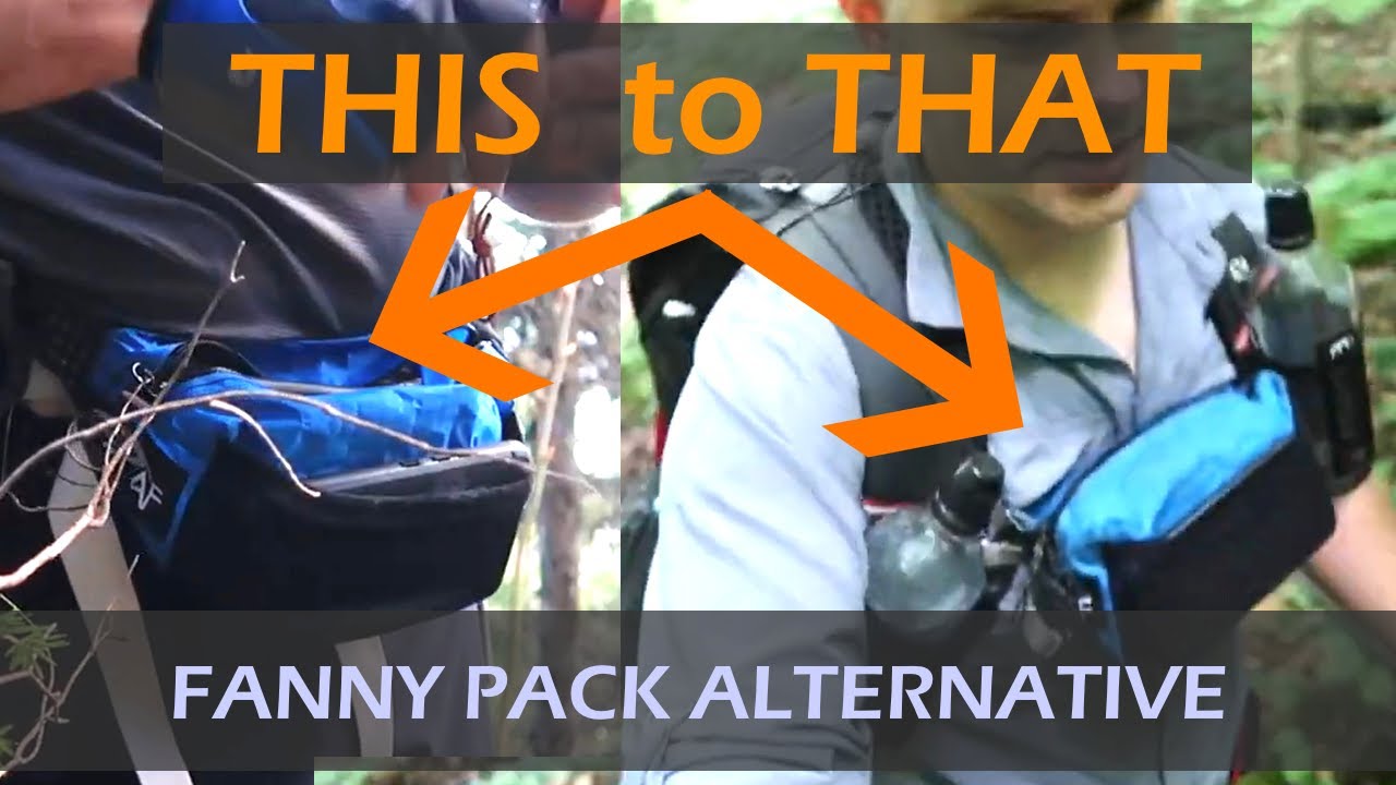 Turn Your Fanny Pack into a Chest Pack! Backpacking Gear Hack