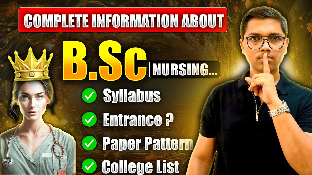 B.Sc Nursing | MH Nursing CET | ONE VIDEO- FULL SOLUTION | Paper Pattern | exam Date | Syllabus #nie