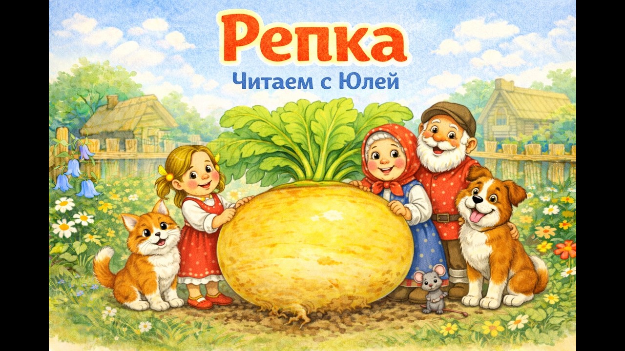 Репка | Чтение вслух | Сказка для детей