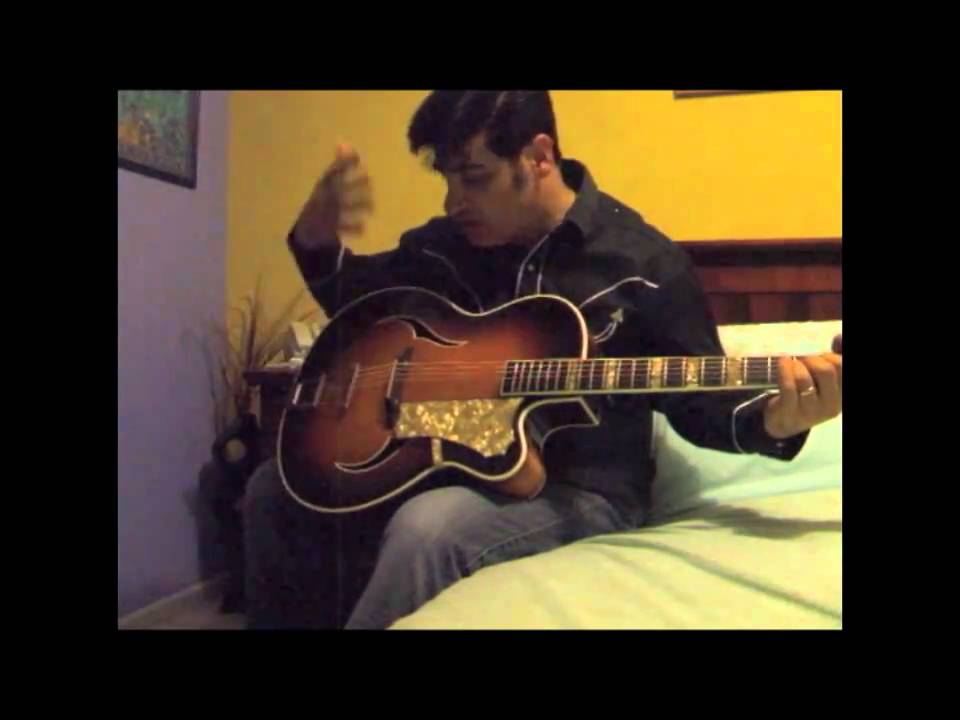 Isana Guitar Elvis 50's German Army guitar