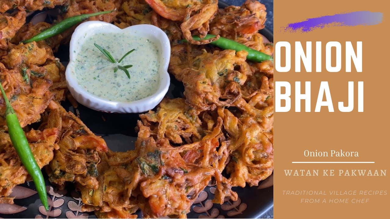 Crispy Onions Bhaji Recipe | Lachedar Pyaaz Kay Pakora Best For Iftar | Onion Pakora 