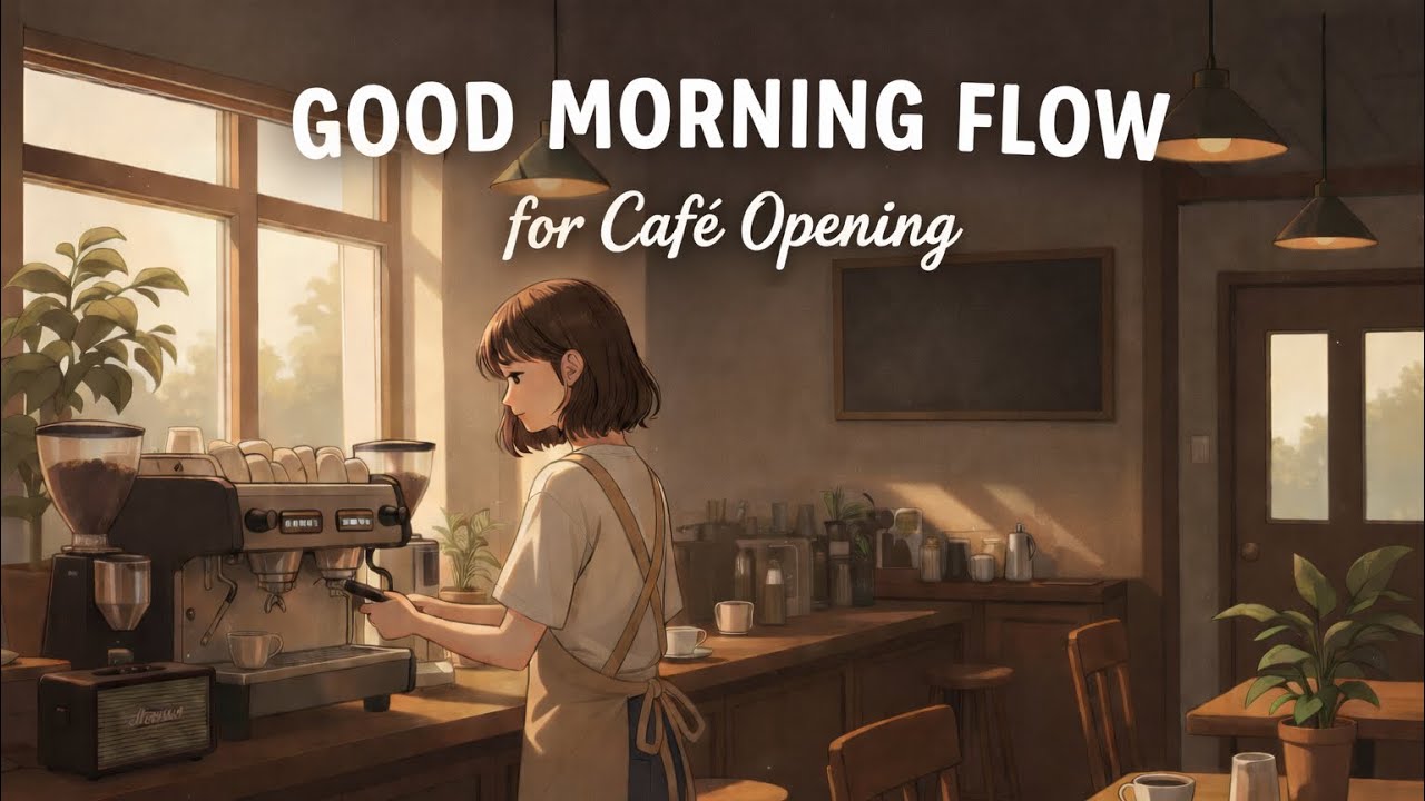 출근길에 틀어두는 음악 | Good Morning Flow for Café Opening
