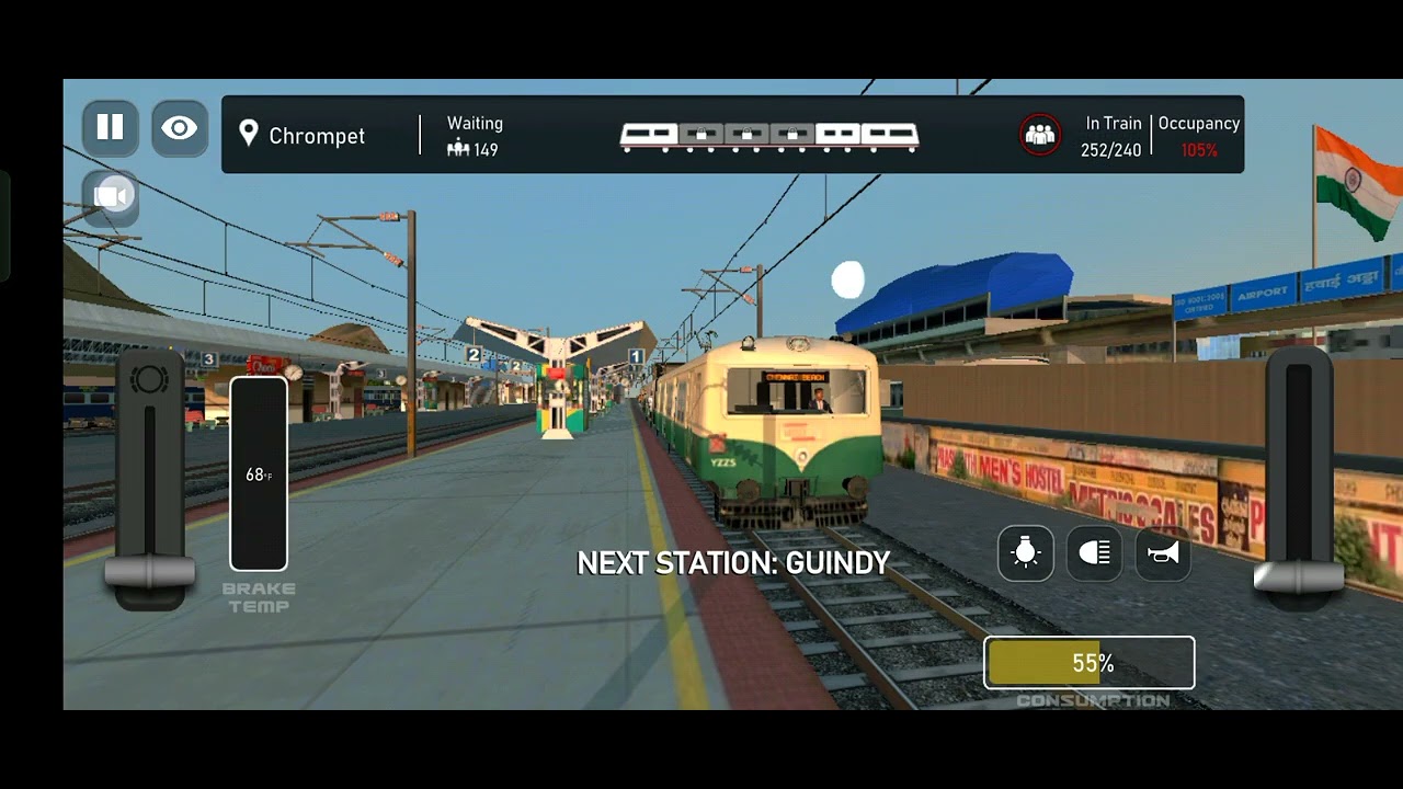 Indian local train simulator game play like subscribe