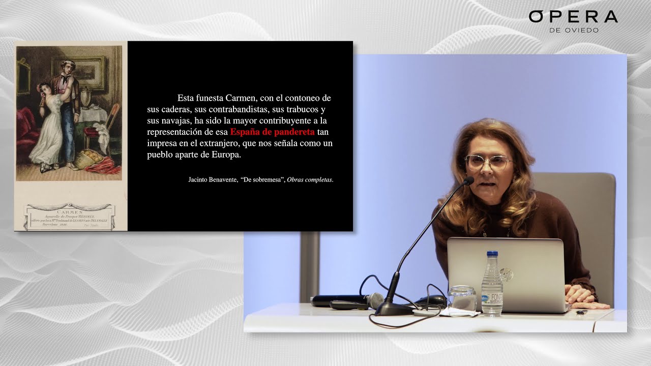 Charla previa al estreno de "Carmen" con la catedrática María Encina Cortizo.