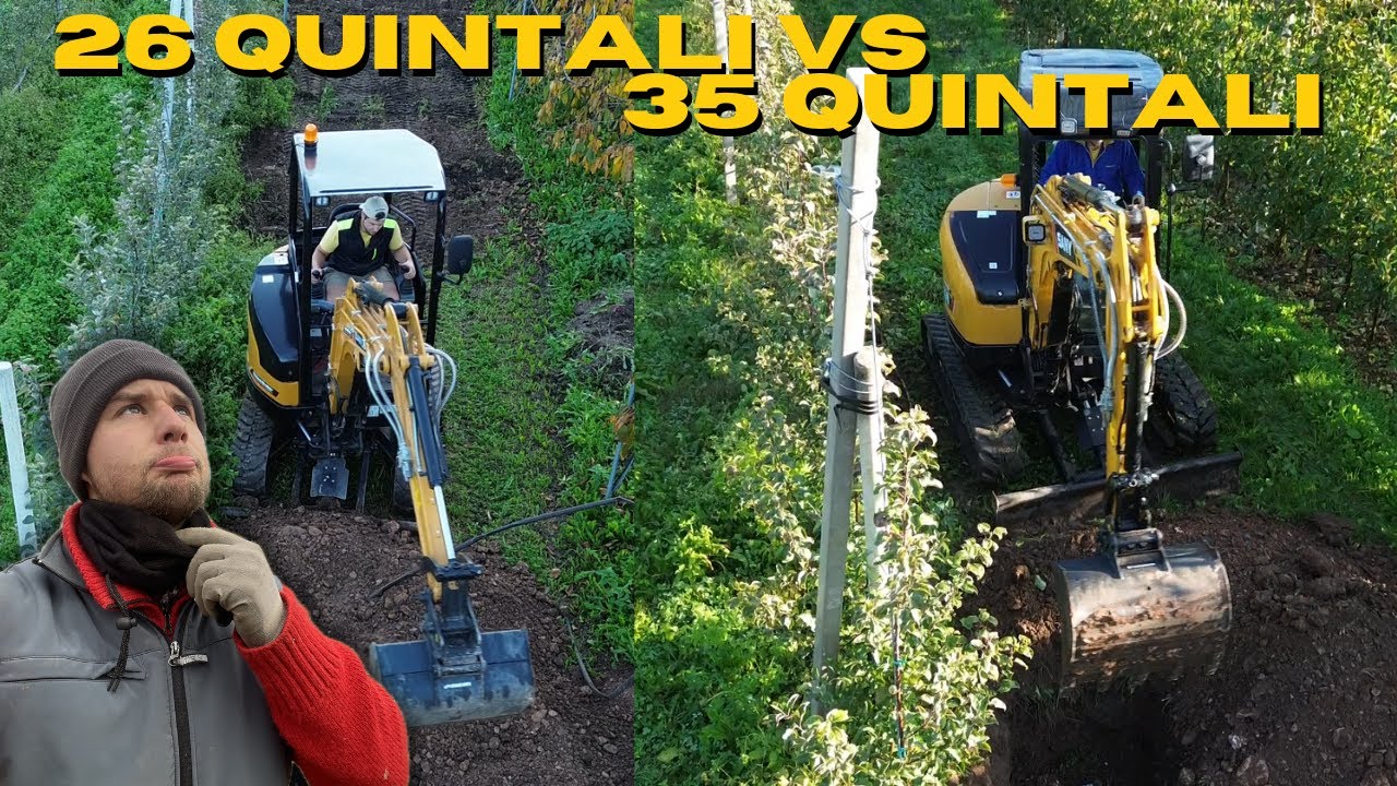 Differenza tra escavatore da 26 e 35 quintali - quale sar&agrave; meglio per mettere i tiranti