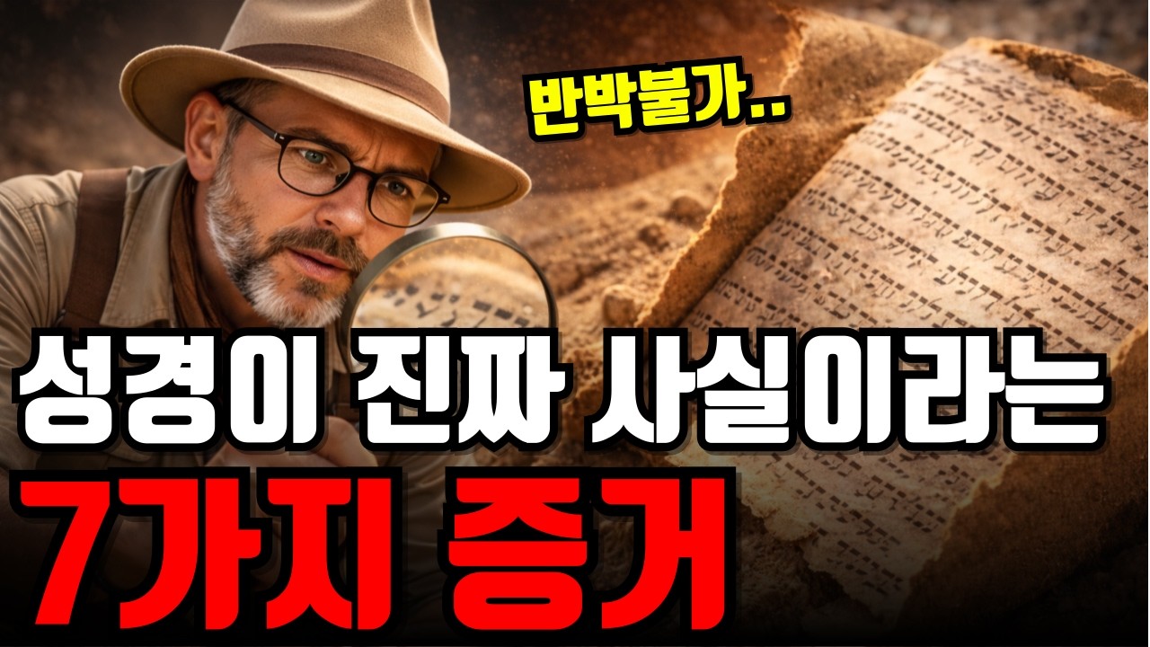 ‘학자들이 인정했다’, 성경이 진짜 사실이라는 7가지 증거
