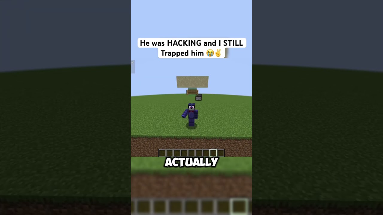 Представьте себе, что вы жульничаете и ВСЕ ЕЩЕ ПРОИГРЫВАЕТЕ 😭🤣🫵 #minecraft #gaming #fyp