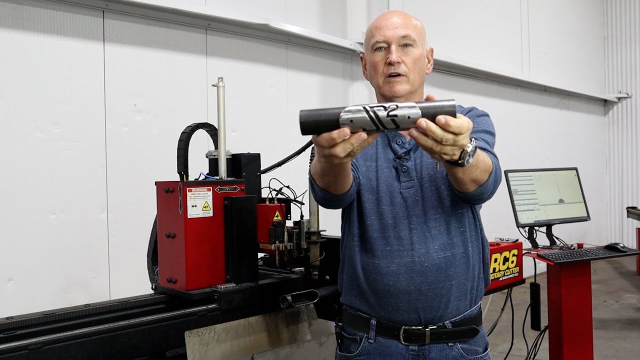 Creating a tube wrap using Inventor, Cam-A-Lot and the RC6 rotary cutter