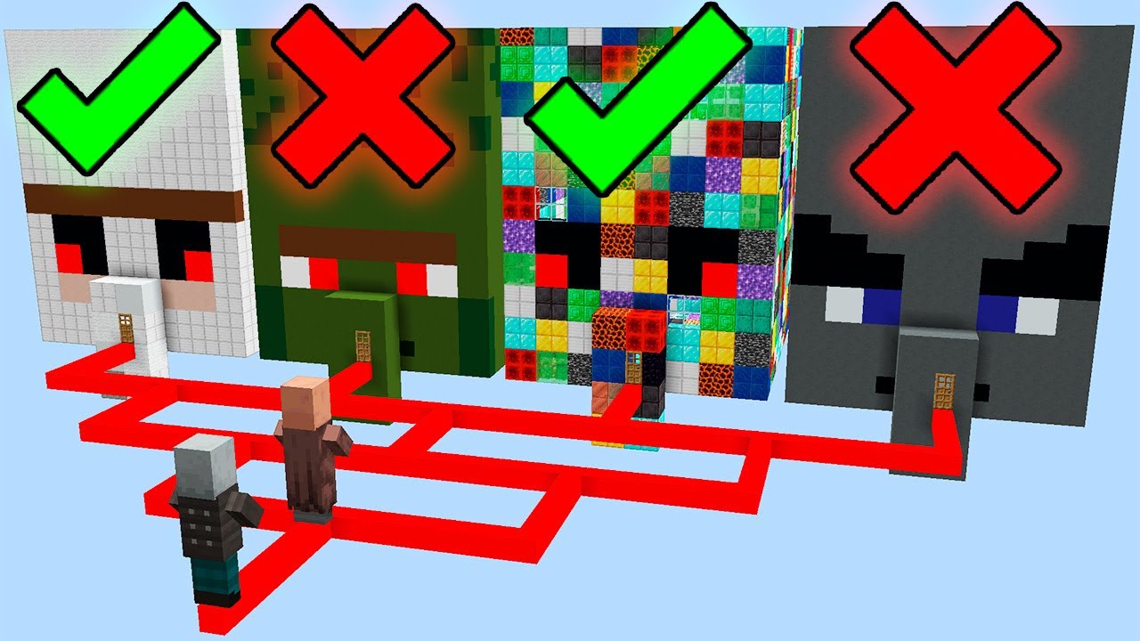 which boss house will villager choose?