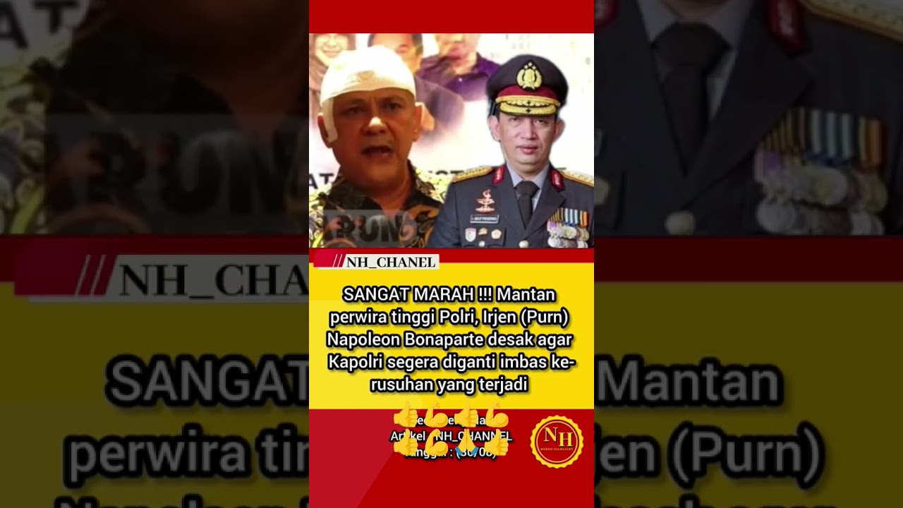 pernyataan purnawirawan komjen