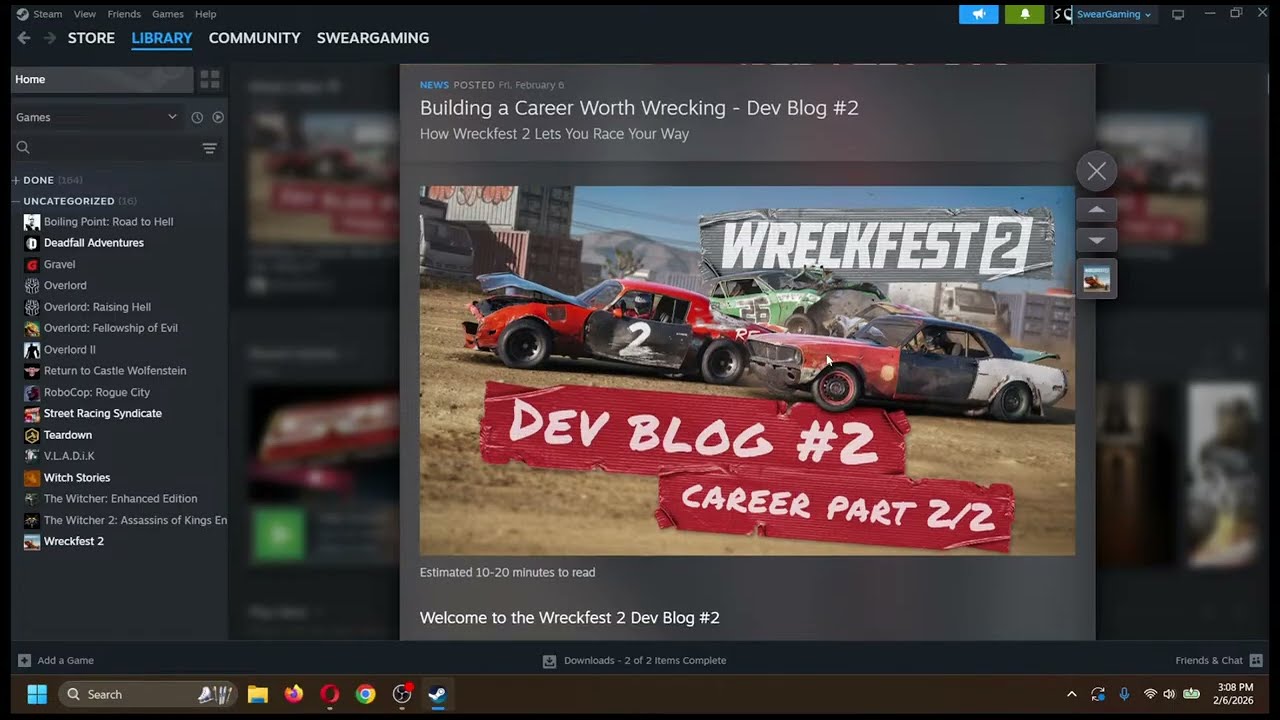 Wreckfest (2) [Early Access] Dev Blog #2 Reaction / Street Racing Syndicate, Part 1