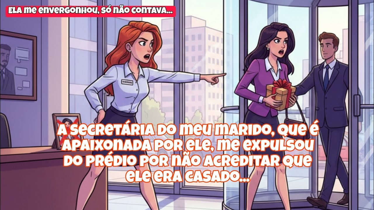 A secretária do meu marido, que é apaixonada por ele, me expulsou do prédio… História completa 