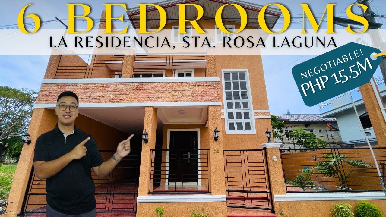 6BR House for Sale in Sta Rosa, Laguna | La Residencia | P15.5M | Prime Location