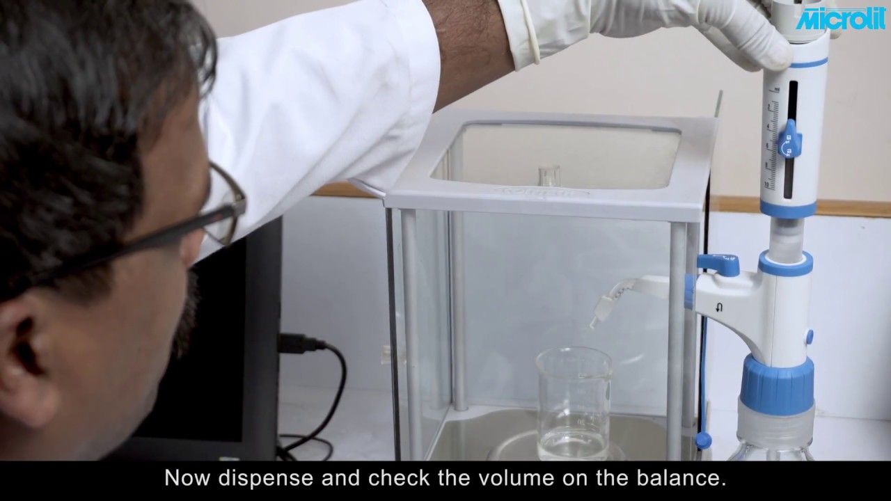 Microlit Bottle Top Dispenser - Calibration